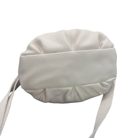 The Sak Cream Pebbled Leather Crossbody Bag Adjustable Strap Boho Everyday Purse - Picture 5 of 8